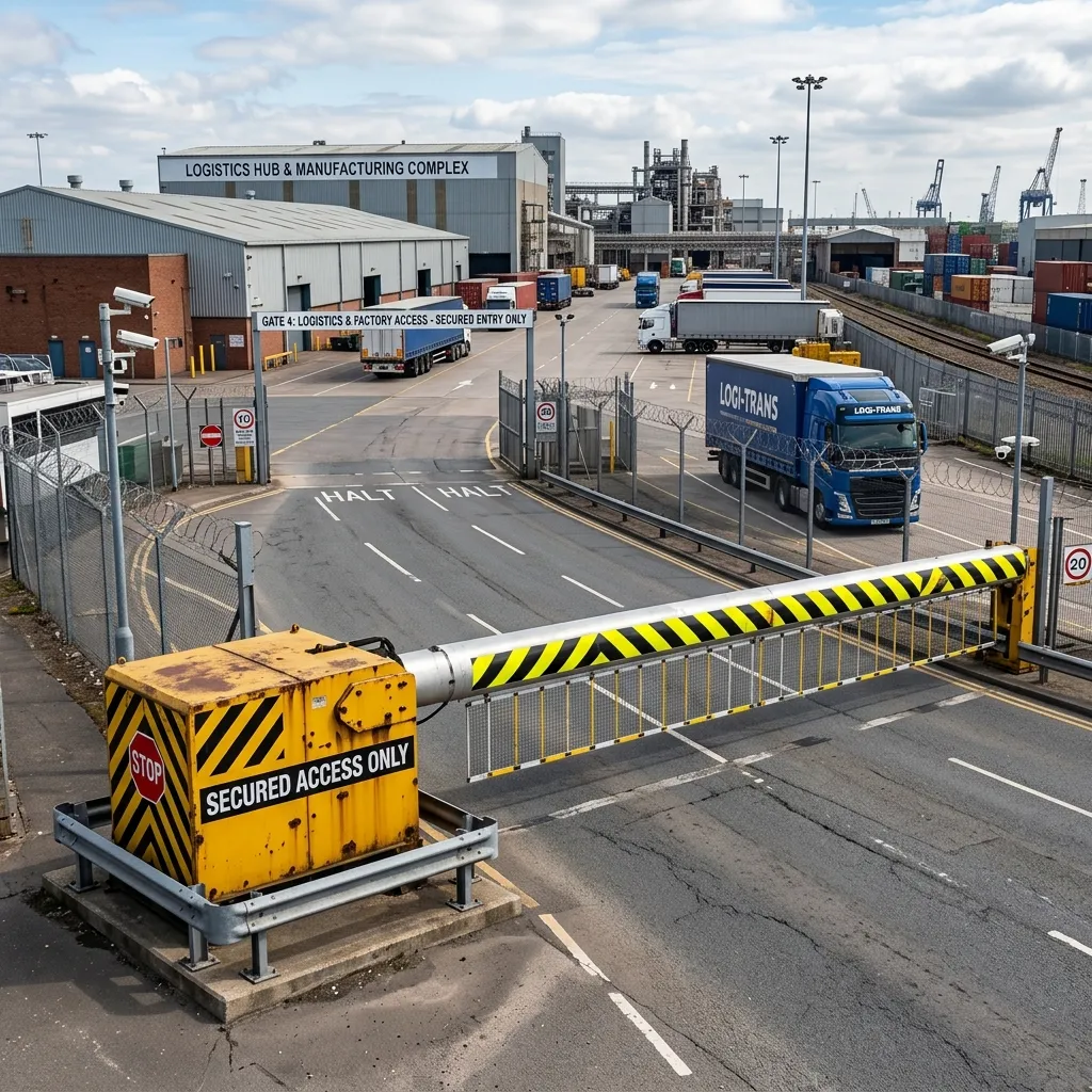 Heavy-Duty Industrial Barrier