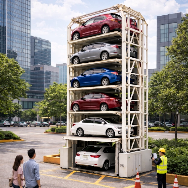 10-Car Rotary Parking