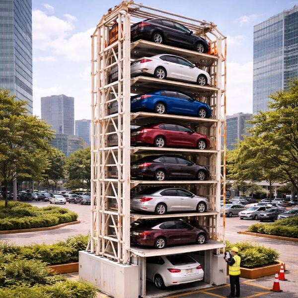 12-14 Car Rotary Parking