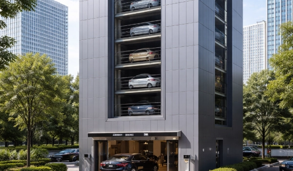 Closed Steel Structure Tower Parking